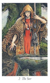 Tarotkaart 'De Hogepriesteres'