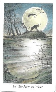 Tarotkaart 'De Maan'