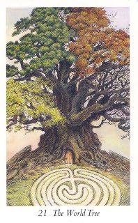 Tarotkaart 'De Wereld'