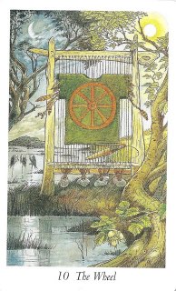 Tarotkaart 'Het Rad van Fortuin'