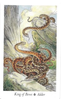 Tarotkaart 'Koning van Staven'