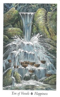 Tarotkaart 'Tien van Kelken'