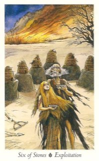 Tarotkaart 'Zes van Pentagrammen'