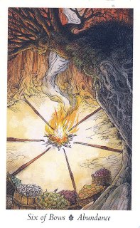 Tarotkaart 'Zes van Staven'
