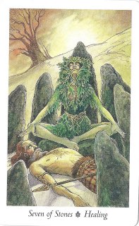 Tarotkaart 'Zeven van Pentagrammen'