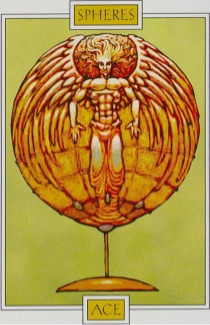 Tarotkaart 'Aas van Pentagrammen'