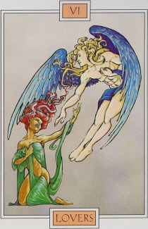 Tarotkaart 'De Geliefden'