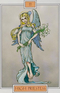 Tarotkaart 'De Hogepriesteres'