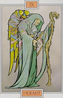 Tarotkaart 'De Kluizenaar'