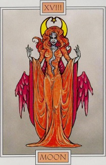 Tarotkaart 'De Maan'