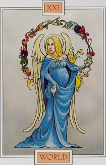 Tarotkaart 'De Wereld'