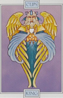 Tarotkaart 'Koning van Kelken'