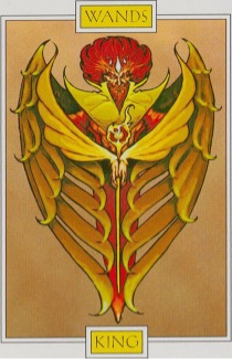 Tarotkaart 'Koning van Staven'