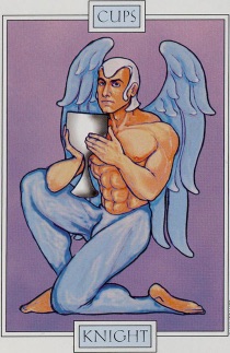 Tarotkaart 'Ridder van Kelken'