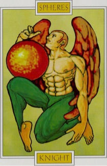 Tarotkaart 'Ridder van Pentagrammen'