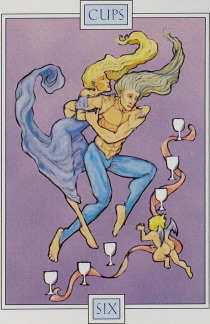 Tarotkaart 'Zes van Kelken'