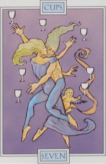 Tarotkaart 'Zeven van Kelken'