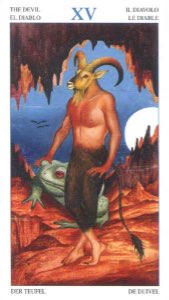 Tarotkaart 'De Duivel'
