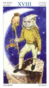 Tarotkaart 'De Maan'