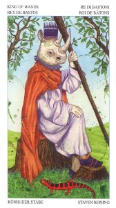 Tarotkaart 'Koning van Staven'
