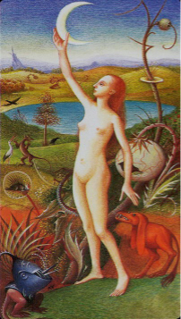 Tarotkaart 'De Maan'
