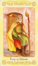 Tarotkaart 'Koning van Staven'