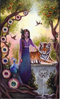 Tarotkaart 'Negen van Pentagrammen'