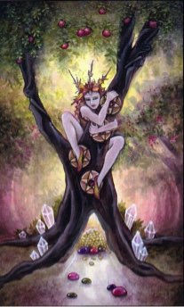 Tarotkaart 'Vier van Pentagrammen'