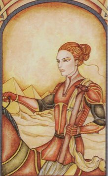 Tarotkaart 'Ridder van Staven'