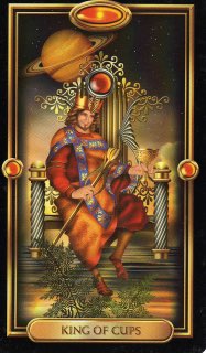 Tarotkaart 'Koning van Kelken'