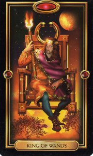 Tarotkaart 'Koning van Staven'