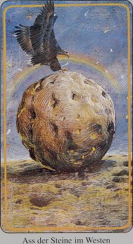 Tarotkaart 'Aas van Pentagrammen'