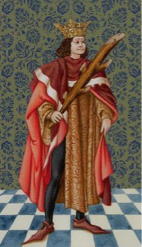 Tarotkaart 'Koning van Staven'