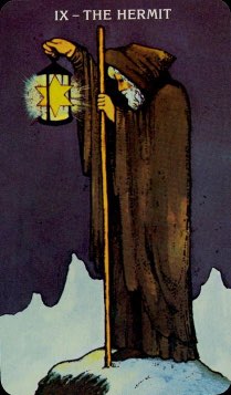 Tarotkaart 'De Kluizenaar'