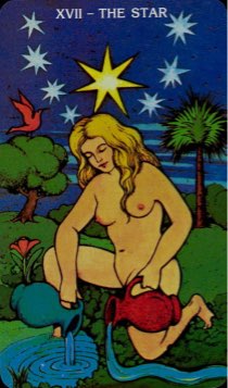 Tarotkaart 'De Ster'