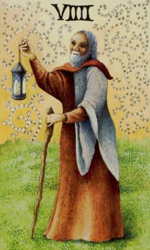 Tarotkaart 'De Kluizenaar'