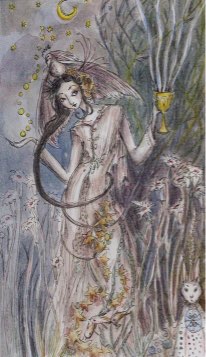 Tarotkaart 'Aas van Kelken'