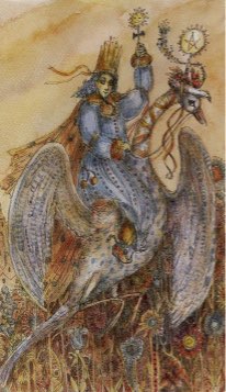 Tarotkaart 'Koning van Pentagrammen'