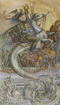 Tarotkaart 'Ridder van Kelken'