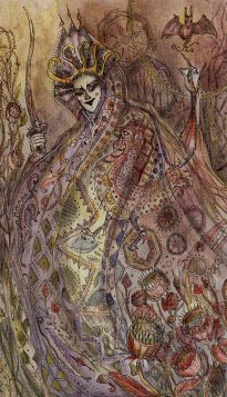 Tarotkaart 'Ridder van Zwaarden'