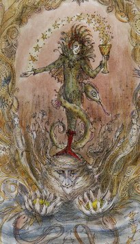 Tarotkaart 'Schildknaap van Kelken'