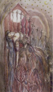 Tarotkaart 'Tien van Zwaarden'