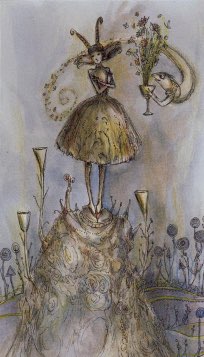 Tarotkaart 'Vier van Kelken'