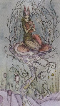 Tarotkaart 'Vier van Pentagrammen'