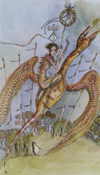 Tarotkaart 'Zes van Staven'