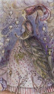 Tarotkaart 'Zeven van Kelken'