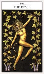 Tarotkaart 'De Duivel'