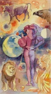Tarotkaart 'De Wereld'