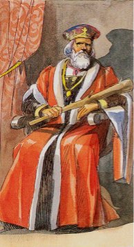 Tarotkaart 'Koning van Staven'
