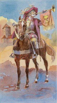 Tarotkaart 'Ridder van Kelken'